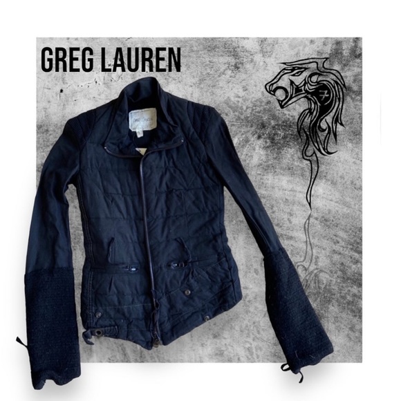 Greg Lauren Jackets & Blazers - NWOT Greg Lauren black jacket -1/XS
